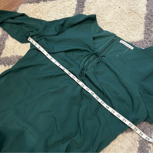 NWT Abercrombie & Fitch Long-Sleeve Strappy Halter Mini Dress - Picture 11 of 15